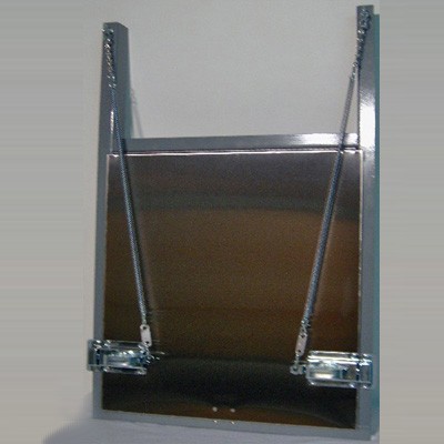 photo of linen discharge door