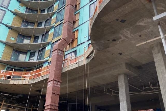 external chute from chutes international