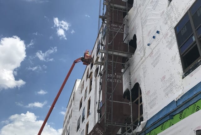 external chute from chutes international