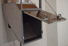 linen chute discharge door - chutes international